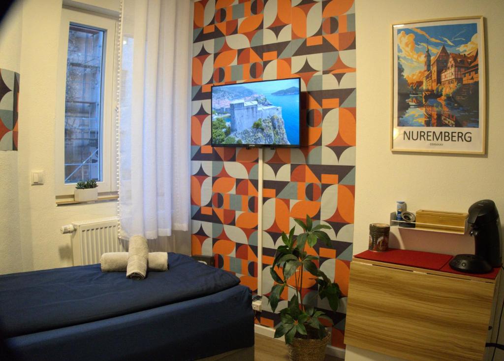 ModernesMiniZimmer-Stadtnah-SelfCheckIn-Parkplatz 2