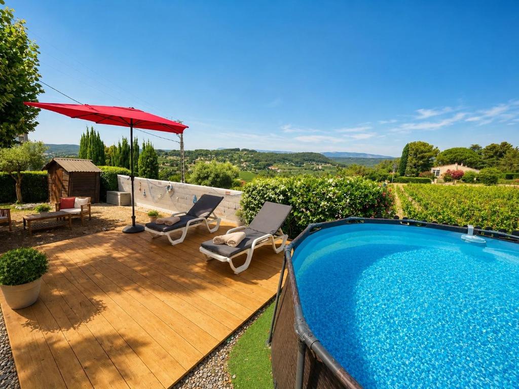 Wohnung in Toulon: Maison climatisée avec piscine proche bandol