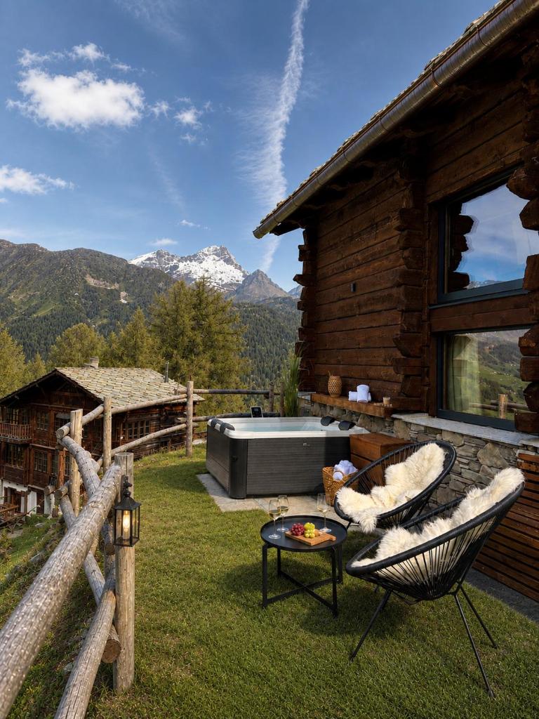 Chalet Paradise Sauna and Panoramic Views of Monte Rosa and the Matterhorn