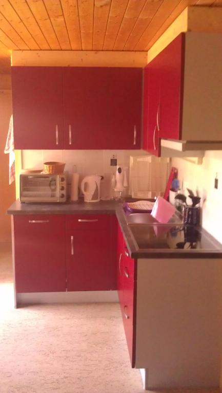 Cuina o zona de cuina de Ferienwohnung Käch