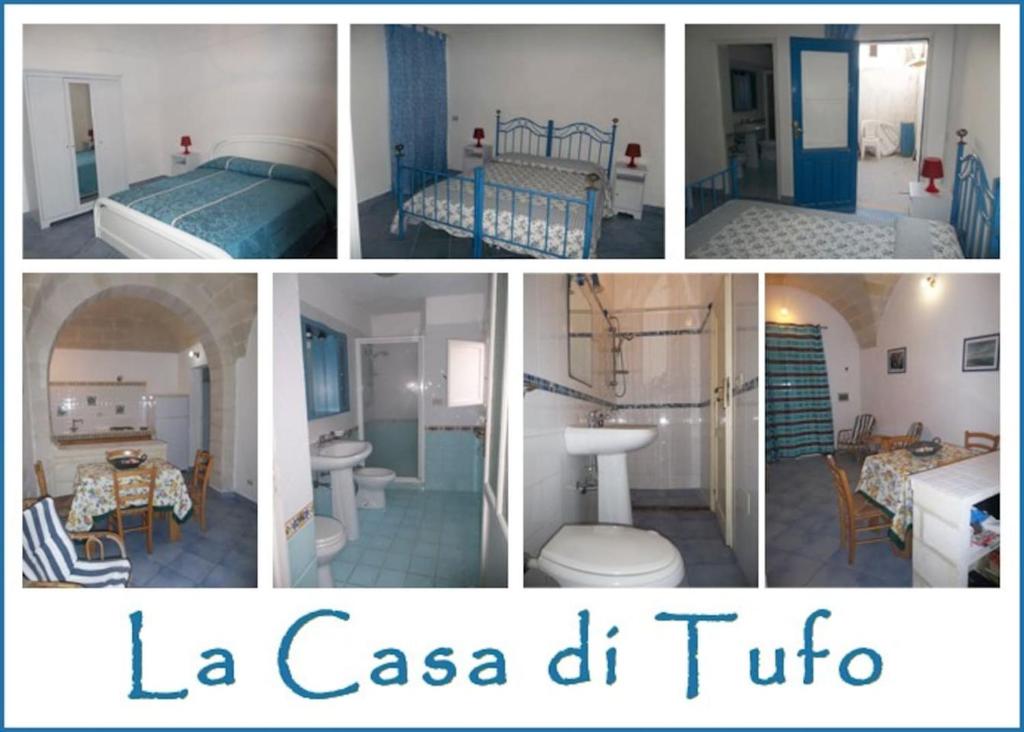 Baðherbergi á Le Case Di Tufo