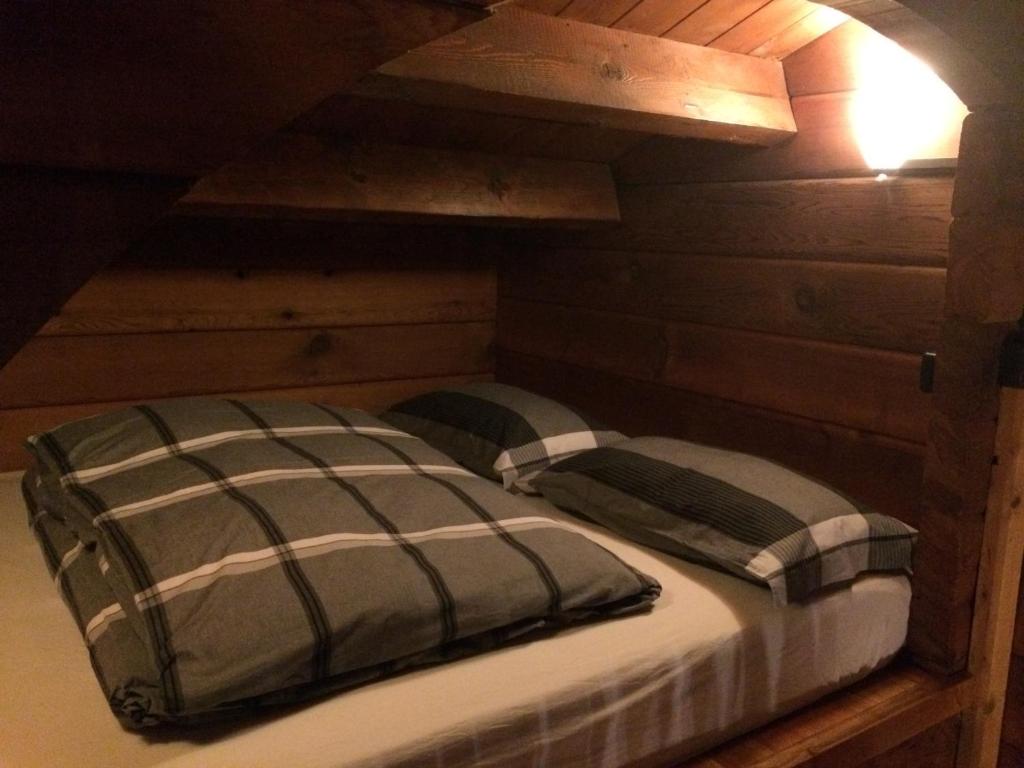 Postel nebo postele na pokoji v ubytování Chalet des Mélèzes