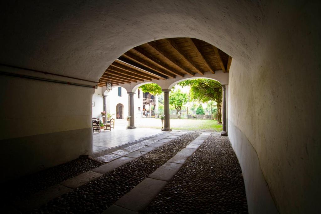 Zahrada ubytování B&B Corte Seguini