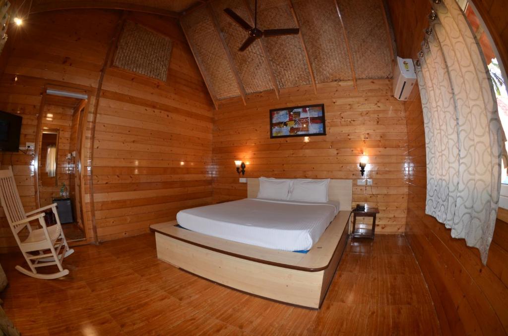Postel nebo postele na pokoji v ubytování Alagoa Resort