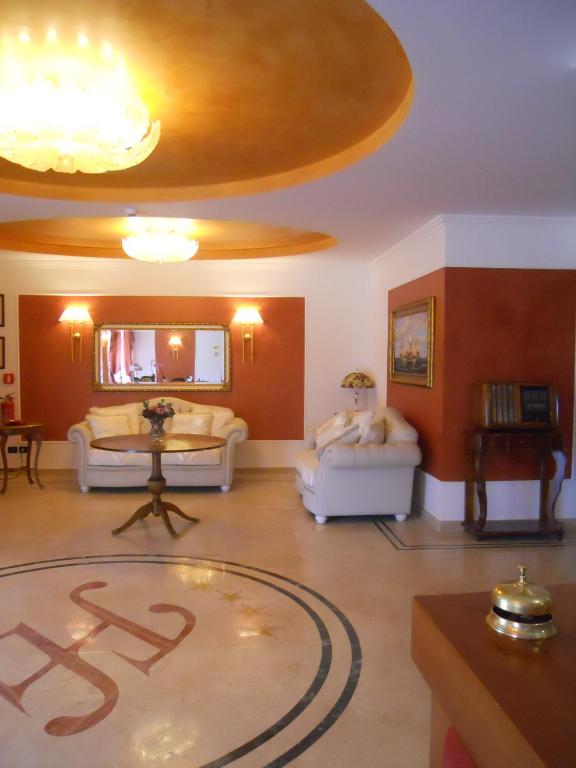 Posezení v ubytování Fashion Hotel