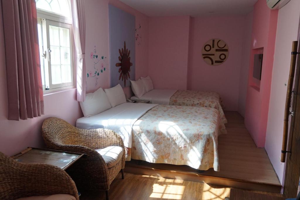 Postel nebo postele na pokoji v ubytování A Cup Hostel