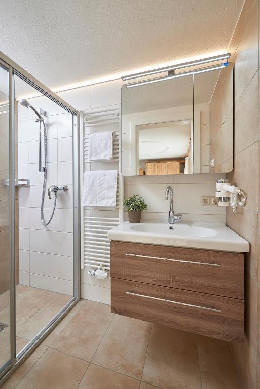 Kúpeľňa v ubytovaní Landhaus Zirmhof