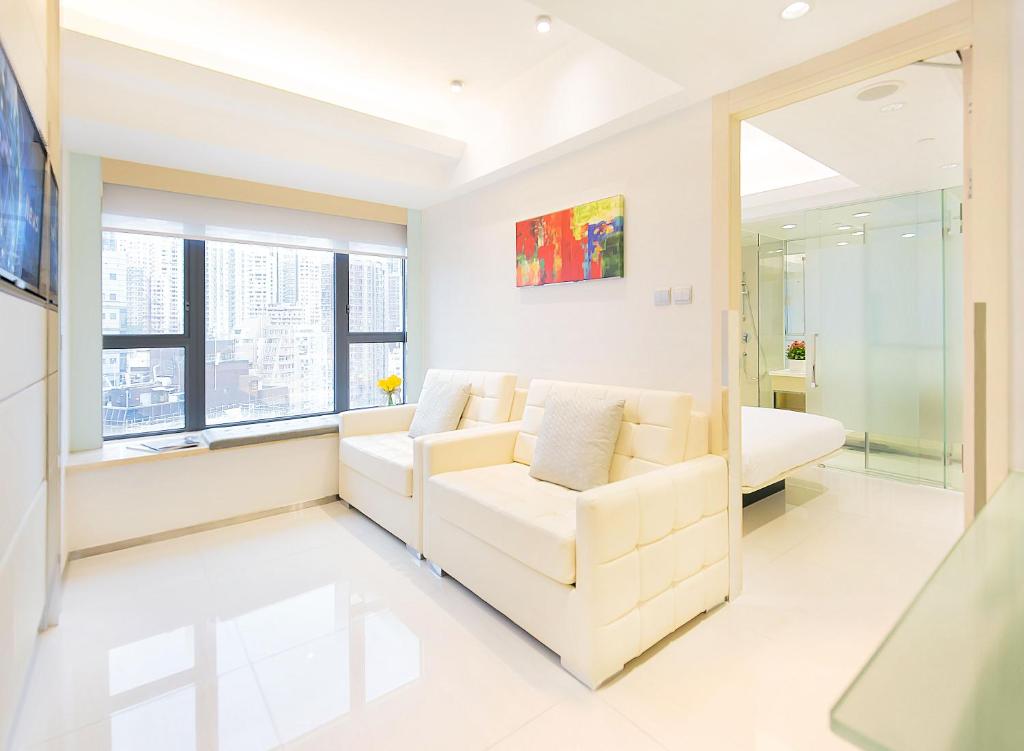 Area soggiorno di iclub Sheung Wan Hotel
