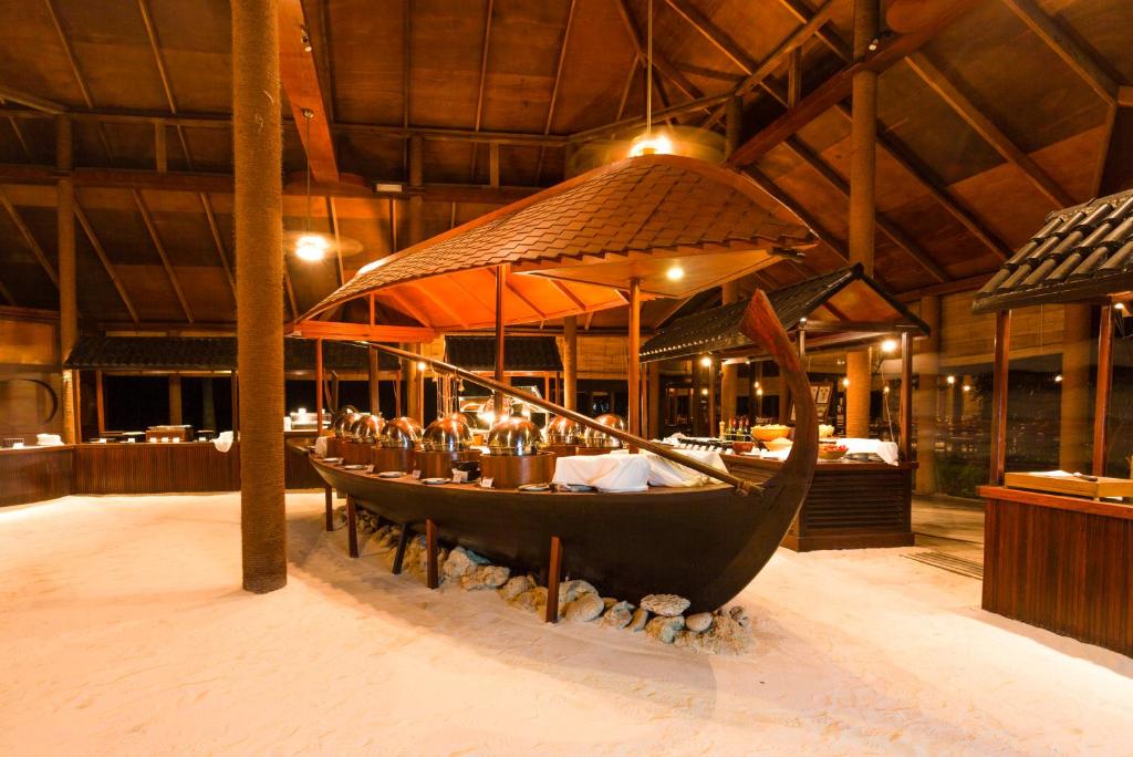 Restaurace v ubytování Filitheyo Island Resort