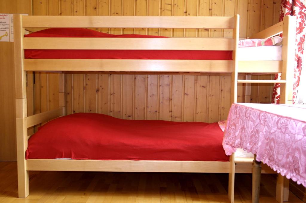 Postel nebo postele na pokoji v ubytování Hotel-Restaurant Stechelberg Bed & Breakfast