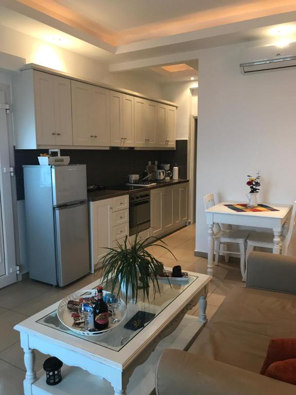 Kuchyň nebo kuchyňský kout v ubytování Stampalia Luxury Studios