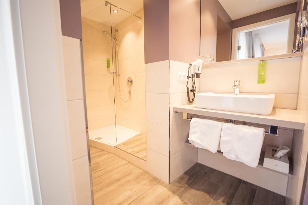 Koupelna v ubytování DasSchaffers - MeinWohlfühlhotel