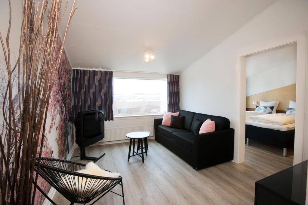 Posezení v ubytování Hotel Hedegaarden