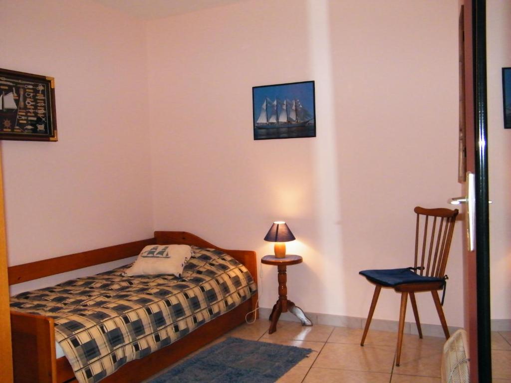 Voodi või voodid majutusasutuse Villa des Capucins toas