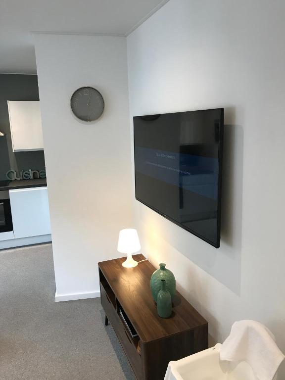TV a/nebo společenská místnost v ubytování Le Coin Cocoon Inn