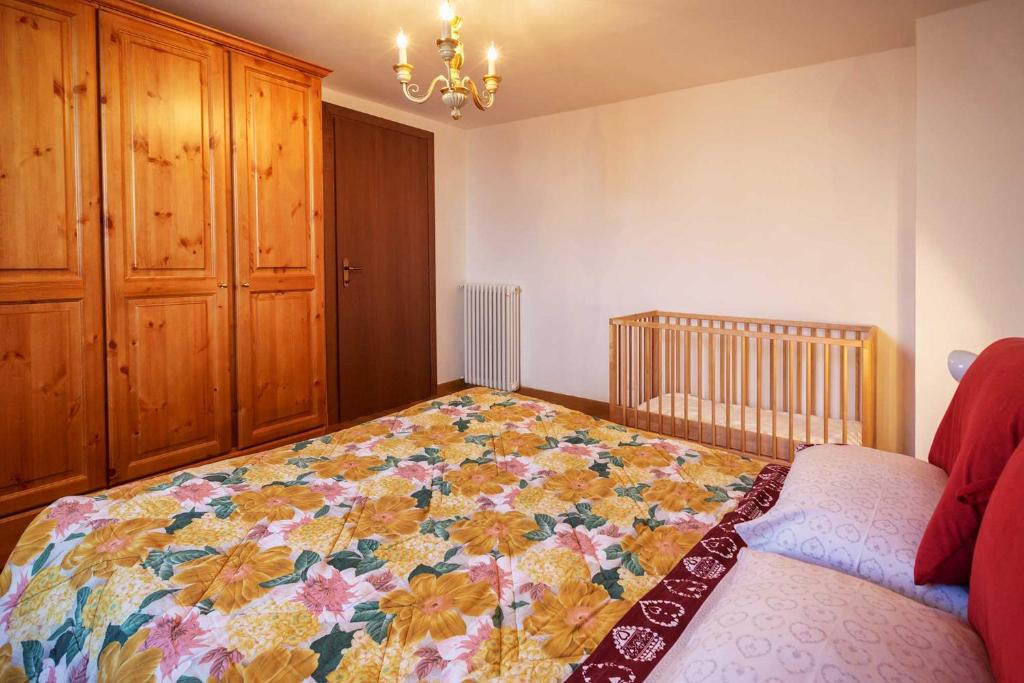 Krevet ili kreveti u jedinici u okviru objekta Albergo Diffuso "Col Gentile" Socchieve