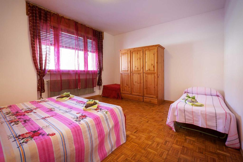Krevet ili kreveti u jedinici u okviru objekta Albergo Diffuso "Col Gentile" Socchieve