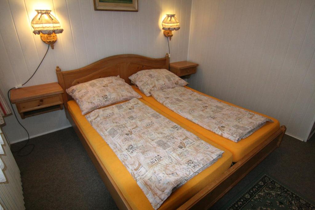 Postel nebo postele na pokoji v ubytování Chata Javorina
