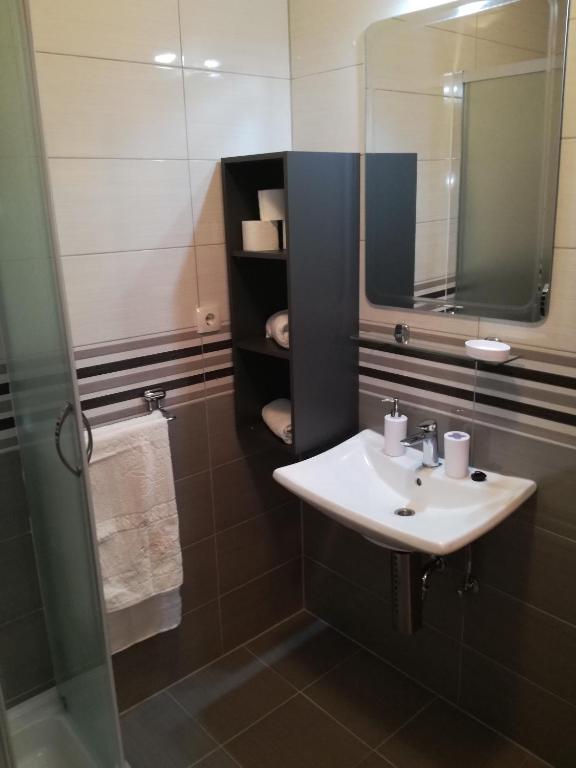 Koupelna v ubytování Apartments Mirjana
