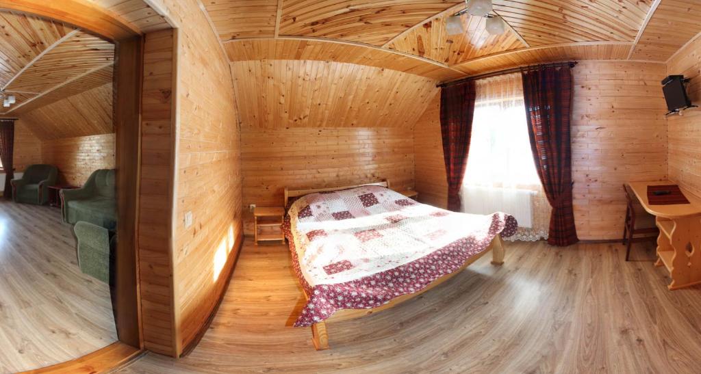 Postel nebo postele na pokoji v ubytování Yeva