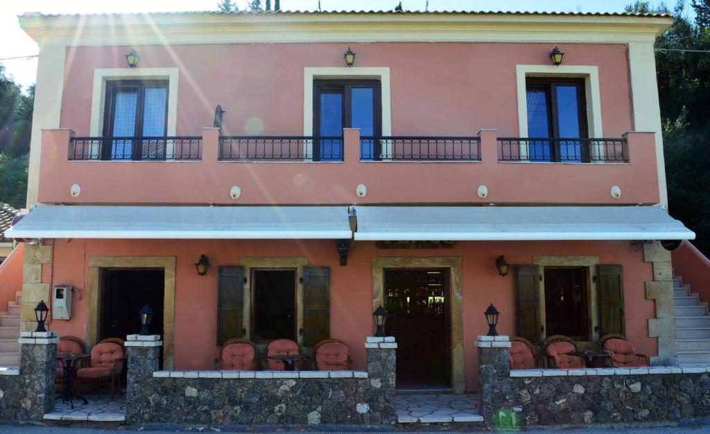 Budova, kde se aparthotel nachází