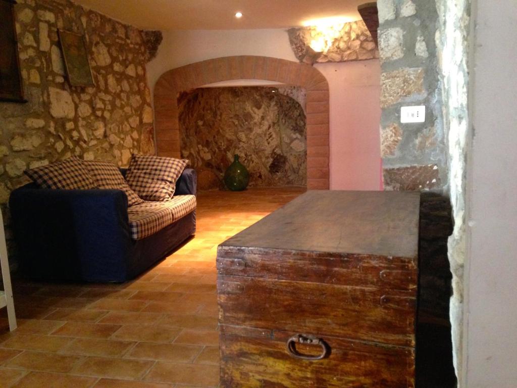 Część wypoczynkowa w obiekcie Stone House Ilovemajella