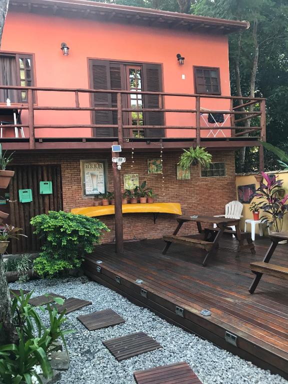 Balkón nebo terasa v ubytování Biergarten Suites