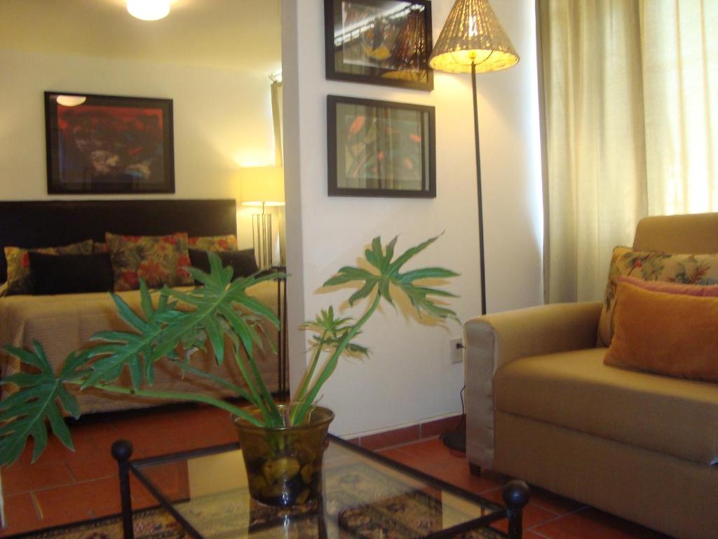Posezení v ubytování Casa Tlaquepaque
