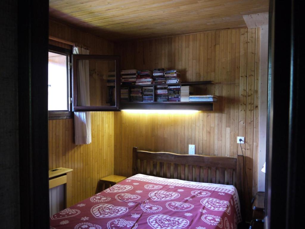 Postel nebo postele na pokoji v ubytování Chalet la Ravine