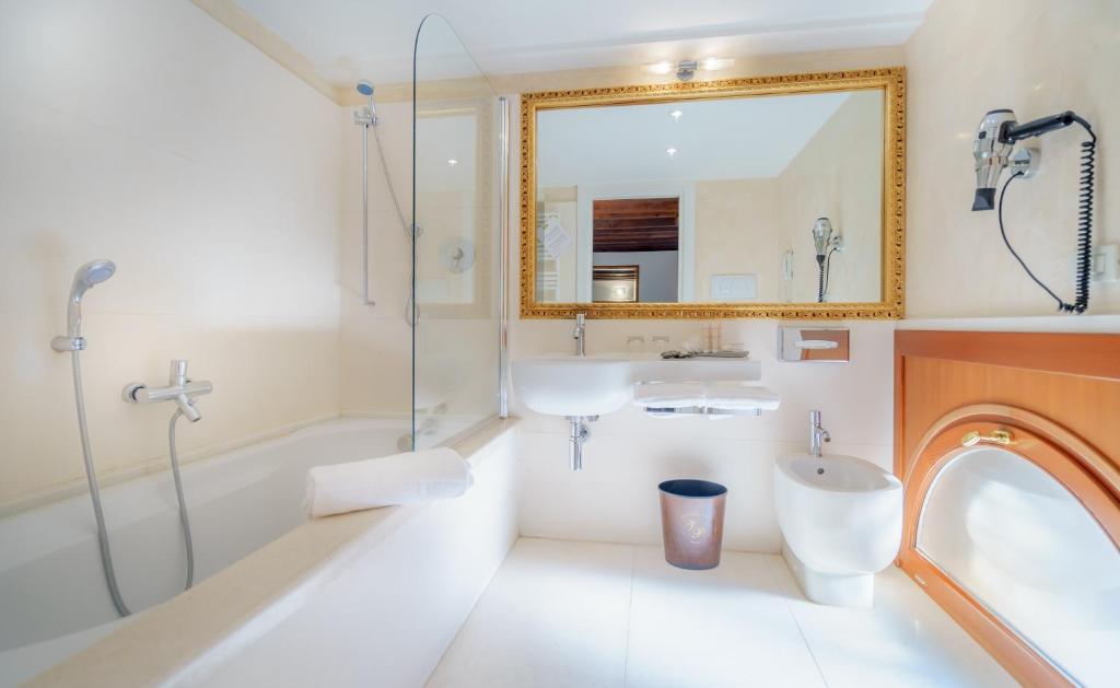 Koupelna v ubytování Hotel Palazzo Vitturi