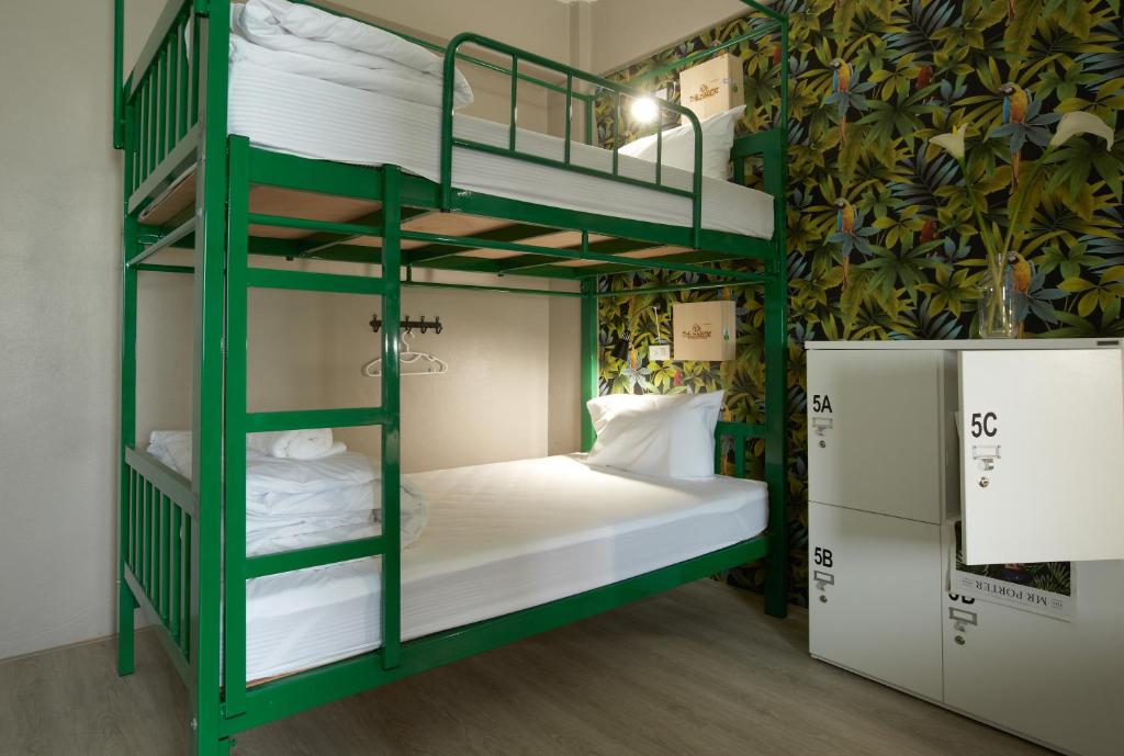 a bunk bed room with two bunk beds at THE HABITAT Koh Chang in Ko Chang