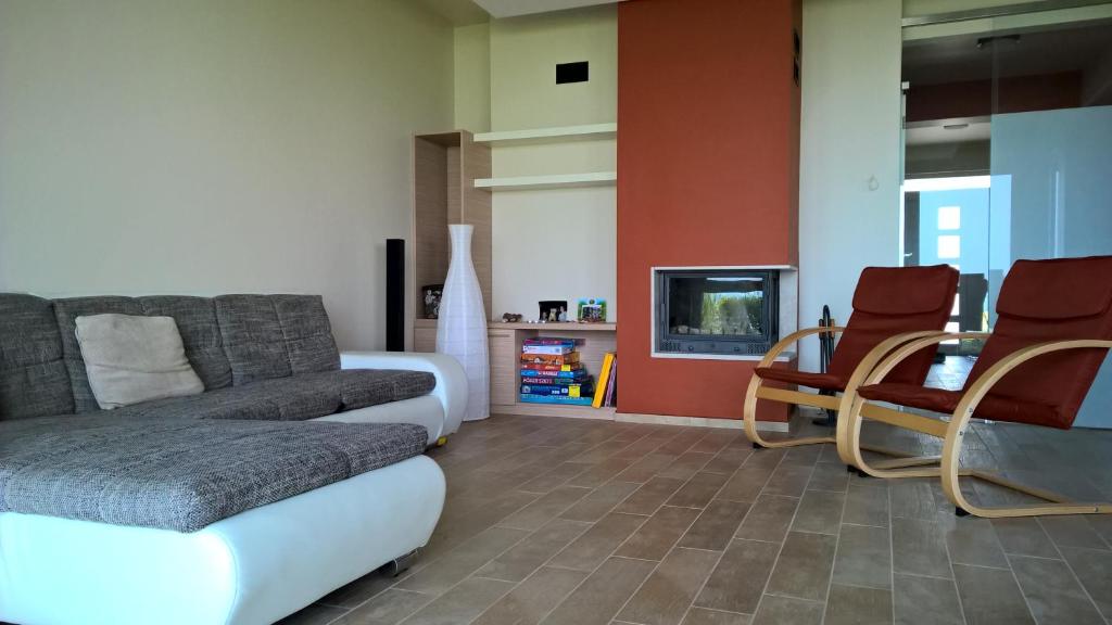 TV a/nebo společenská místnost v ubytování Villa Balaton Beach Boglár