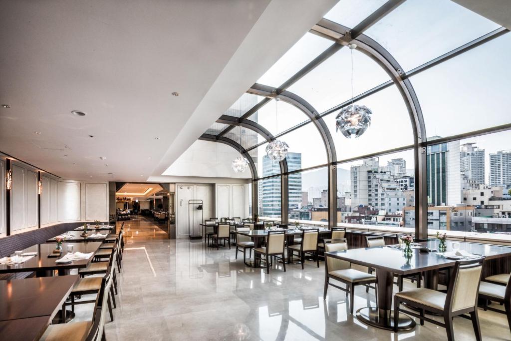 Posezení v ubytování Lotte Hotel Busan