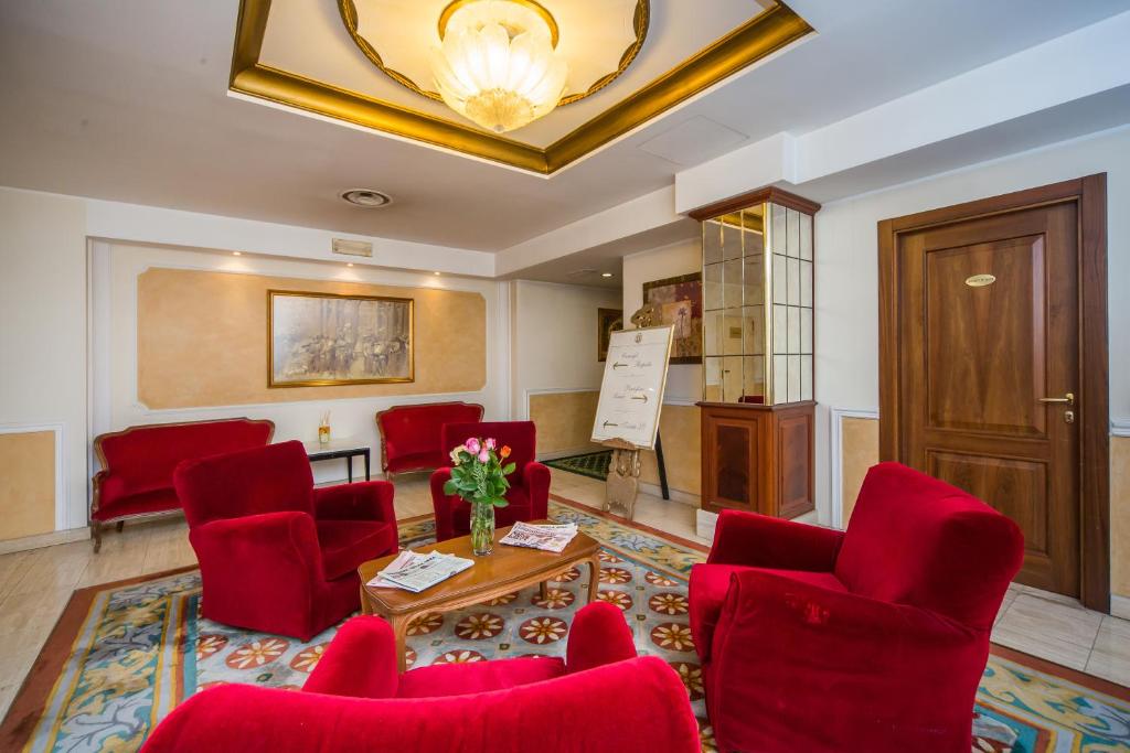 Posezení v ubytování Hotel Alga