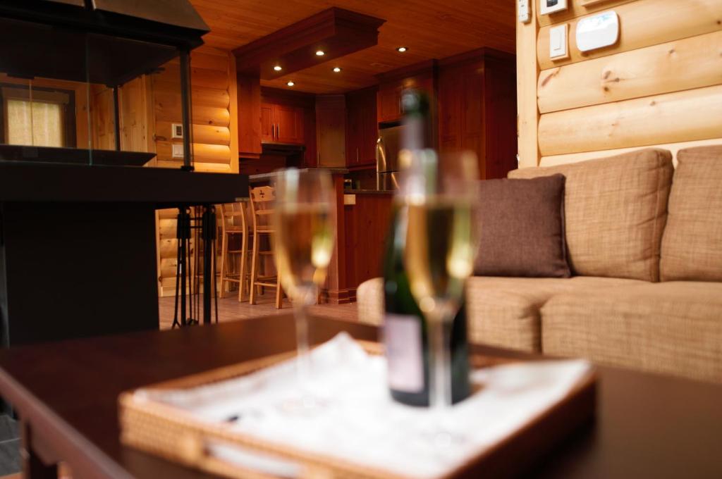 Nápoje v ubytování Selenia Lodge- Résidences et Chalets dans les Laurentides