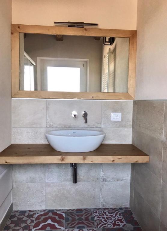 Koupelna v ubytování Casa Bardalla