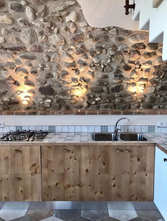 Kuchyň nebo kuchyňský kout v ubytování Casa Bardalla