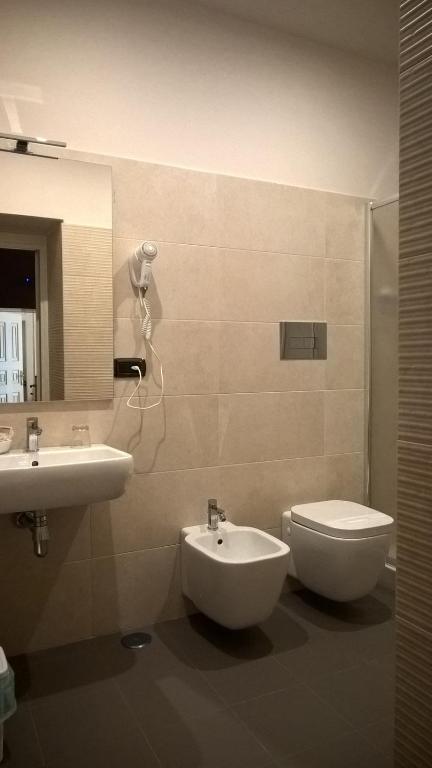 Koupelna v ubytování B&B Casa D'alleri