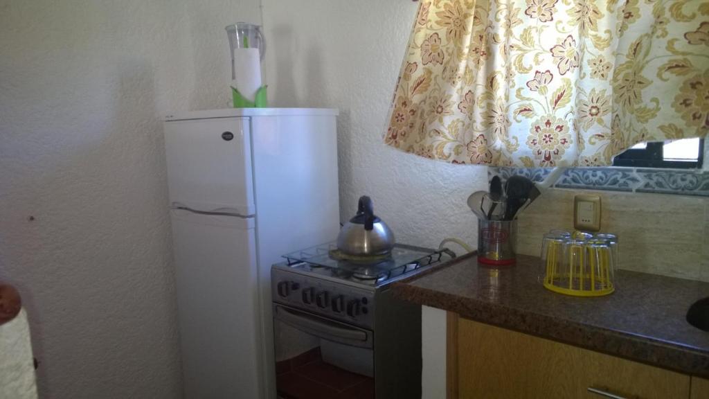 Køkken eller tekøkken på Cabañas "Las Caracolas"