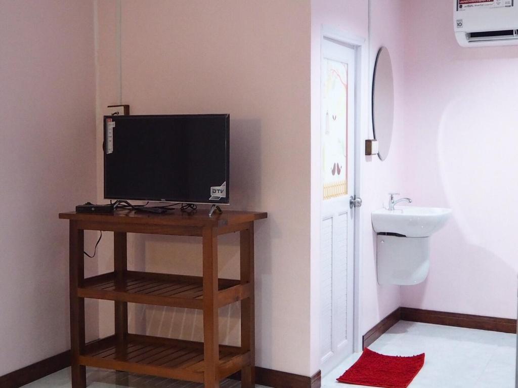 TV a/nebo společenská místnost v ubytování Smile Resort