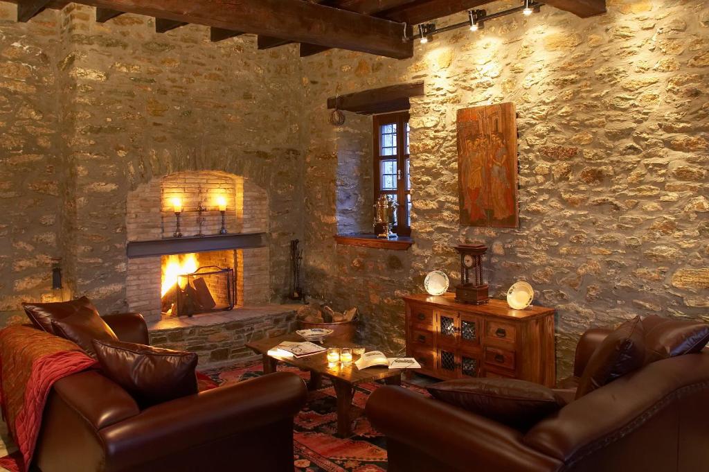 Posezení v ubytování Palio Eleotrivio Guesthouse
