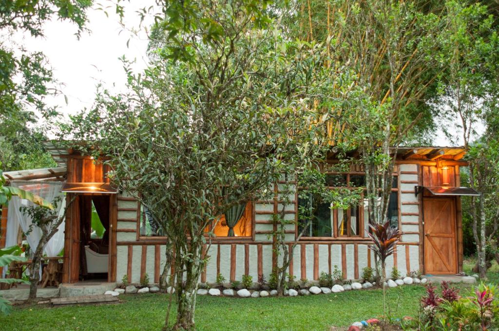 Zahrada ubytování Casa de Piedra