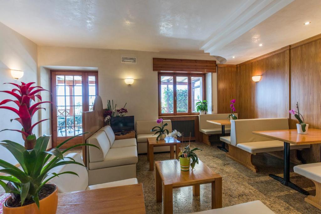 Posezení v ubytování Garnì Casa Rabagno