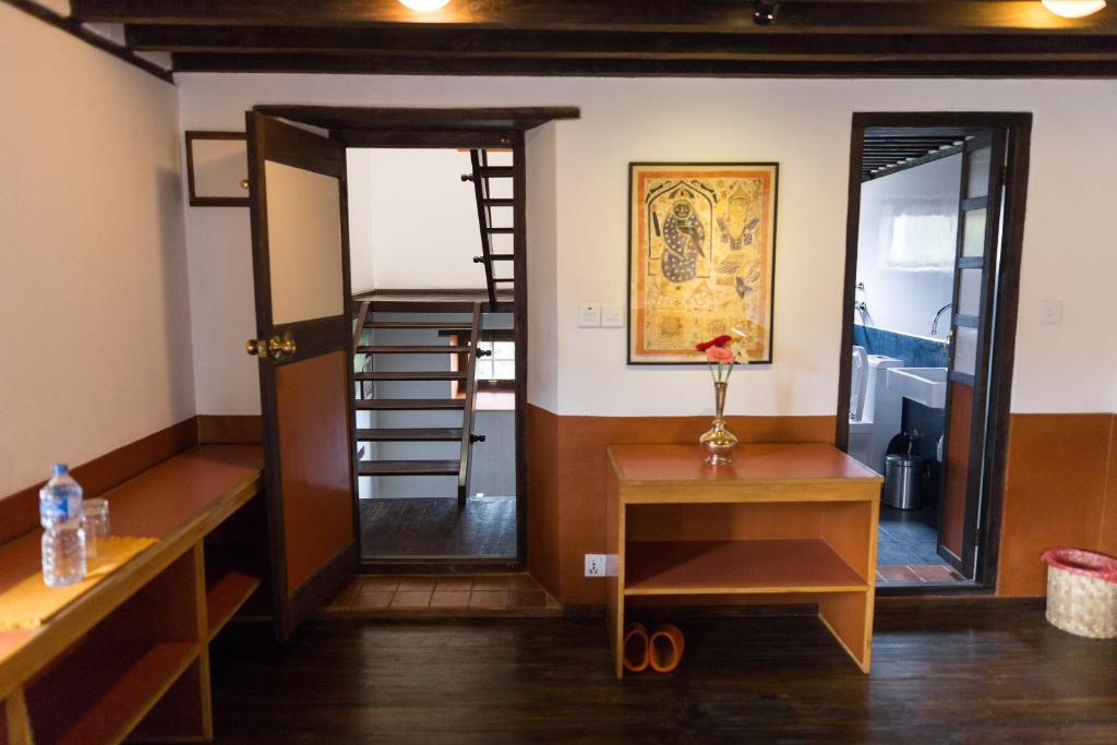 Posezení v ubytování Milla Guesthouse Bhaktapur