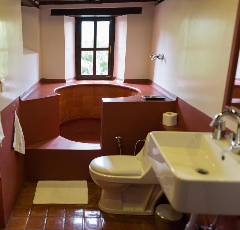 Koupelna v ubytování Milla Guesthouse Bhaktapur