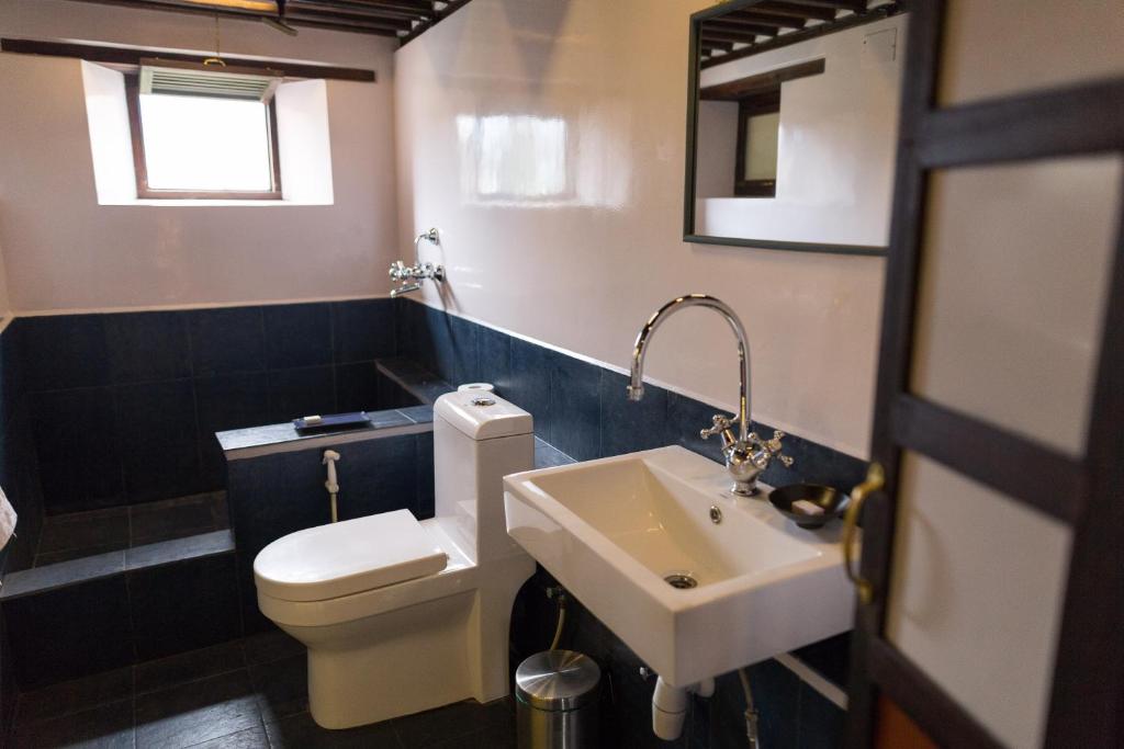 Koupelna v ubytování Milla Guesthouse Bhaktapur