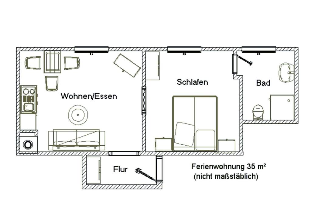 Ferienwohnungen Chris Stephan - Appartamento Con 1 Camera Da Letto