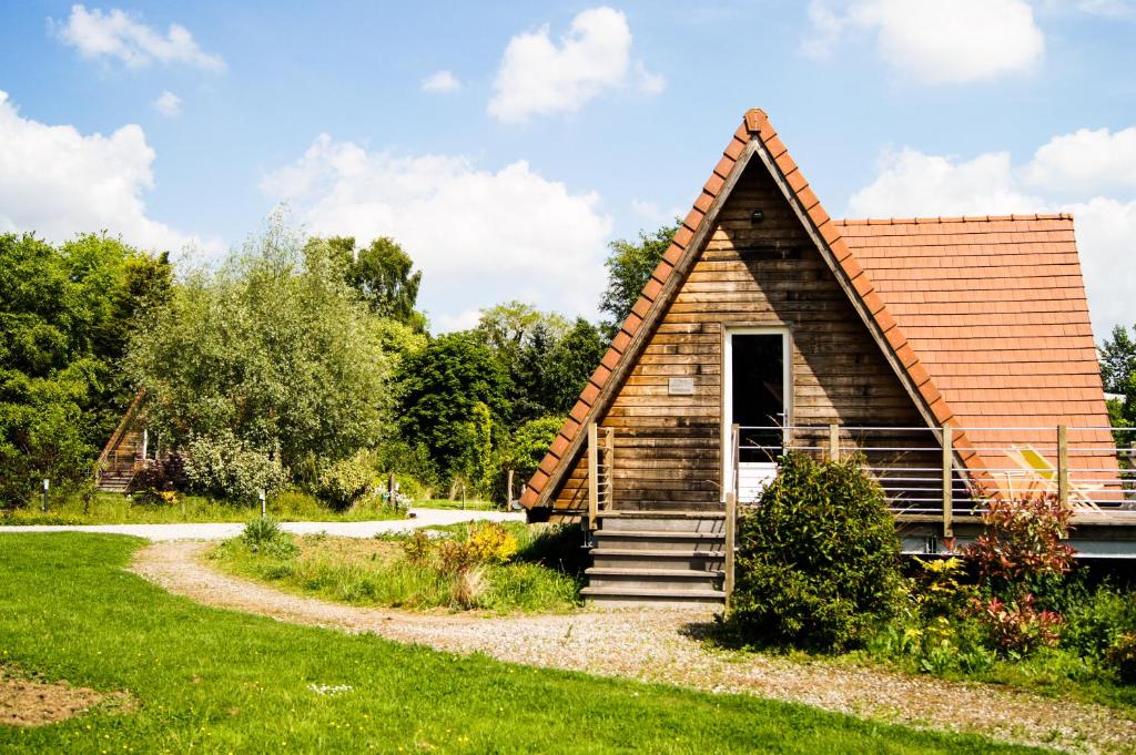 Zahrada ubytování Les Lodges de Malbrough