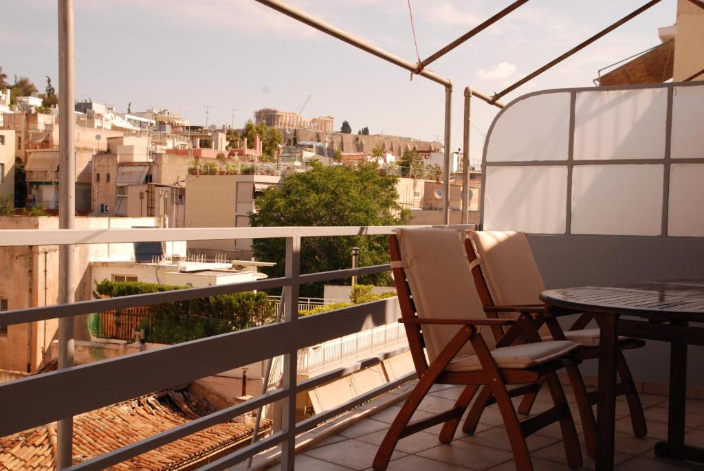 Balkón alebo terasa v ubytovaní Acropolis View Luxury Suite