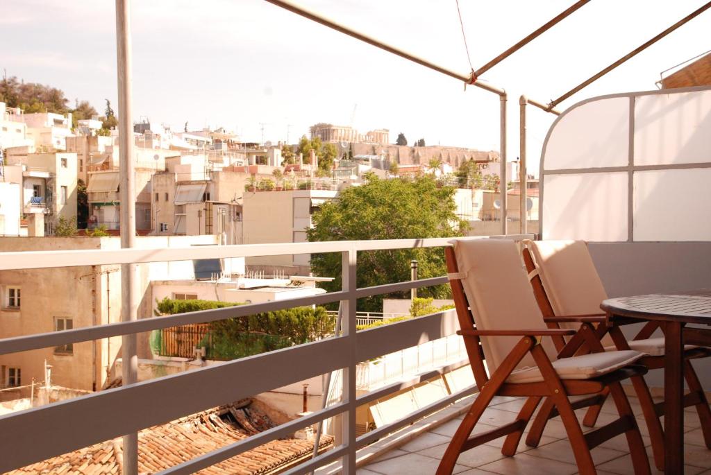 Balkón alebo terasa v ubytovaní Acropolis View Luxury Suite